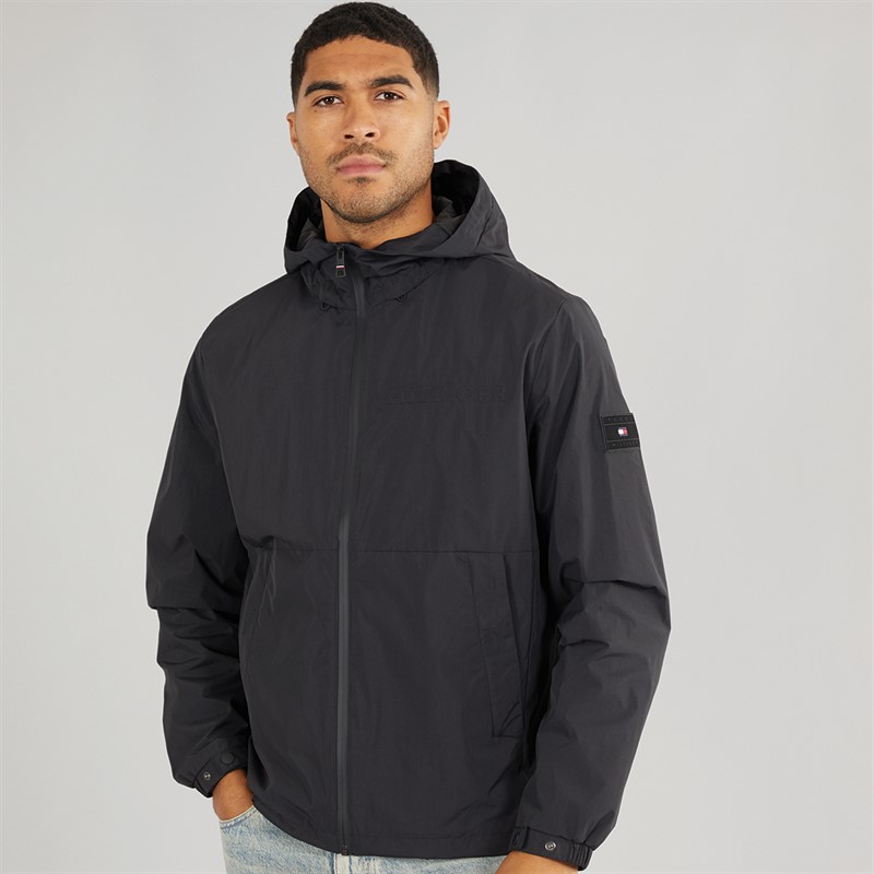 Mens Hooded Jacket Black 5 Mens Hooded Jacket Black
