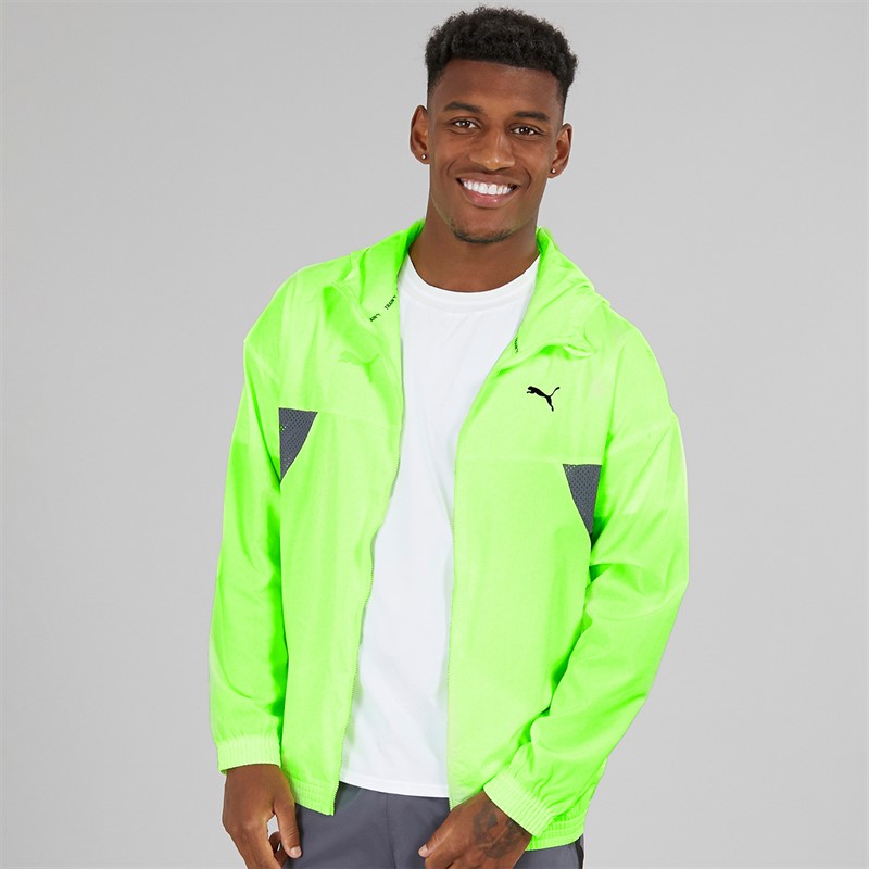 Mens Always On Woven Training Jacket Fizzy Apple