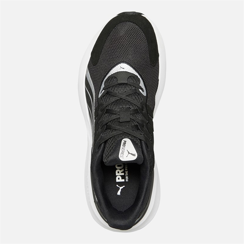 Mens Pulse Pro Neutral Cushioned Running Shoes Black/ White/ Silver 4 Mens Pulse Pro Neutral Cushioned Running Shoes Black/ White/ Silver