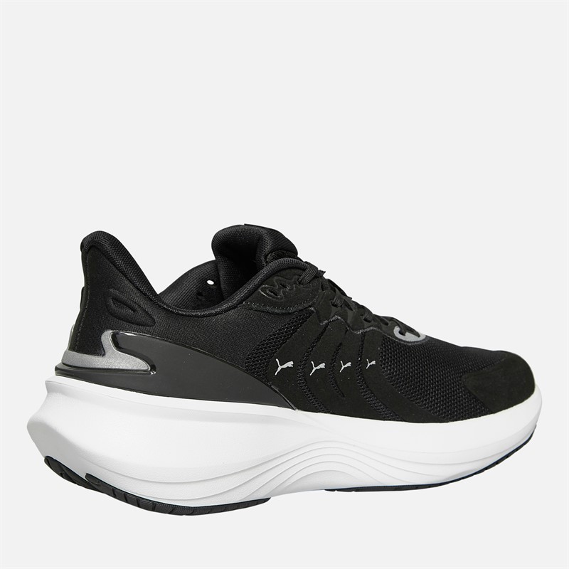 Mens Pulse Pro Neutral Cushioned Running Shoes Black/ White/ Silver 5 Mens Pulse Pro Neutral Cushioned Running Shoes Black/ White/ Silver