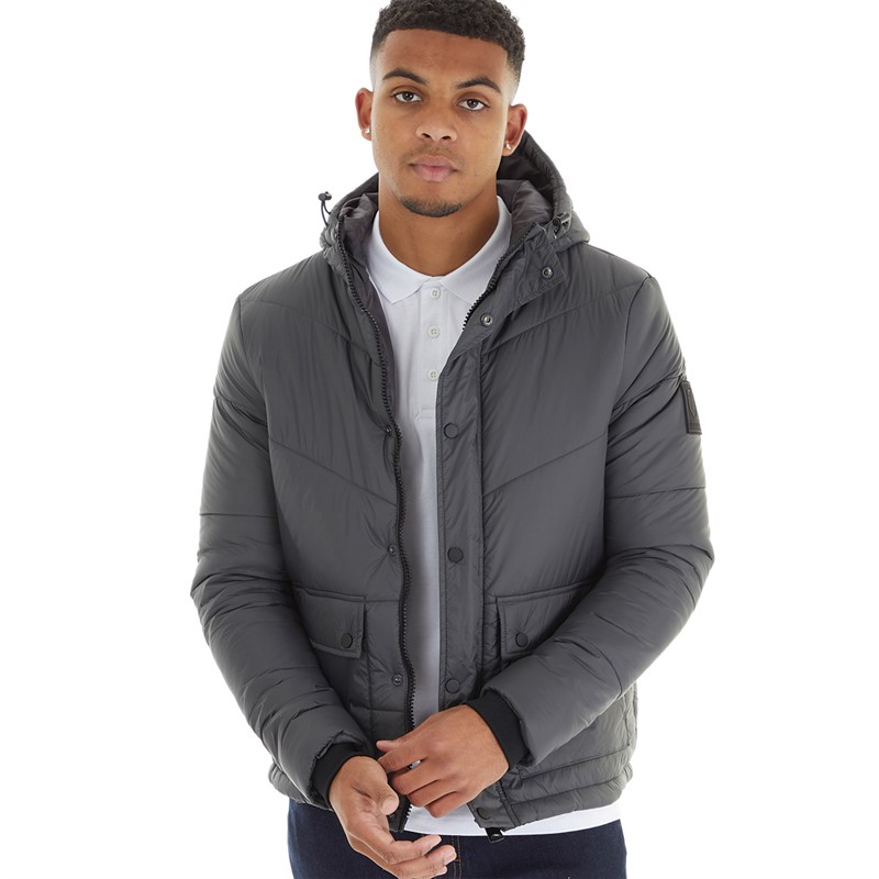 Mens Torrington Puffer Jacket Charcoal