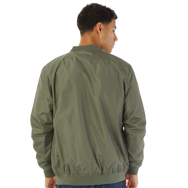 Mens Bomber Jacket Khaki 2 Mens Bomber Jacket Khaki