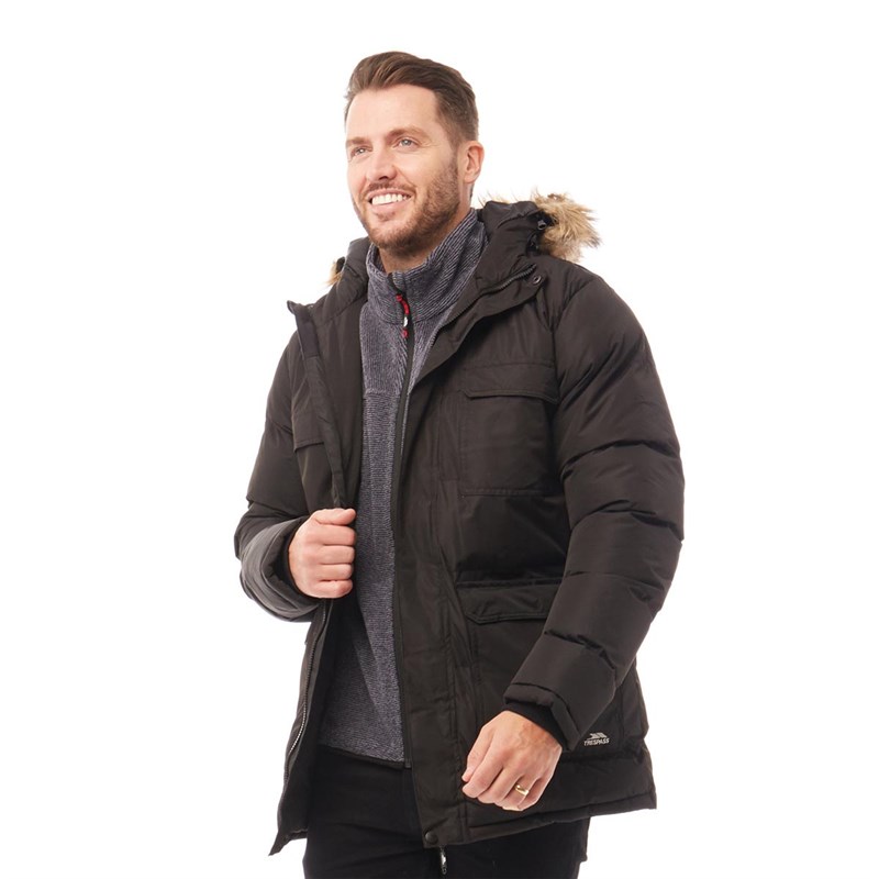 Mens Baldwin Insulated Waterproof Parka Black