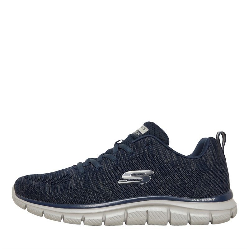 Mens Track Front Runner Trainers Navy/Grey