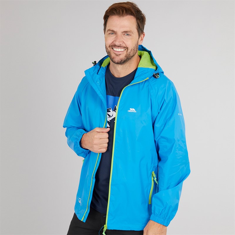 Mens Qikpac Waterproof Jacket Cobalt 1 Mens Qikpac Waterproof Jacket Cobalt