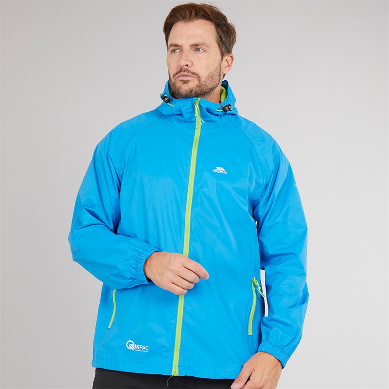 Mens Qikpac Waterproof Jacket Cobalt 3 Mens Qikpac Waterproof Jacket Cobalt