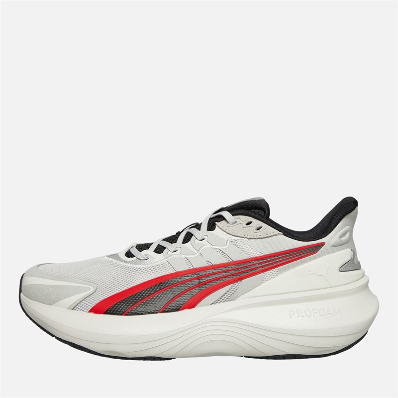 Mens Pulse Pro Neutral Cushioned Running Shoes Feather Gray/ Black/For All Time Red 1 Mens Pulse Pro Neutral Cushioned Running Shoes Feather Gray/ Black/For All Time Red
