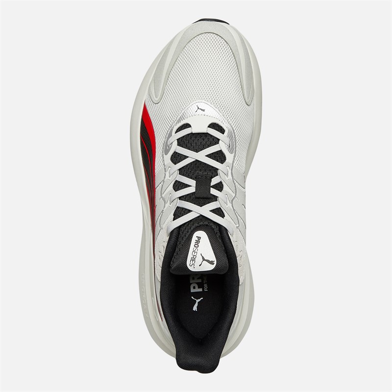 Mens Pulse Pro Neutral Cushioned Running Shoes Feather Gray/ Black/For All Time Red 4 Mens Pulse Pro Neutral Cushioned Running Shoes Feather Gray/ Black/For All Time Red