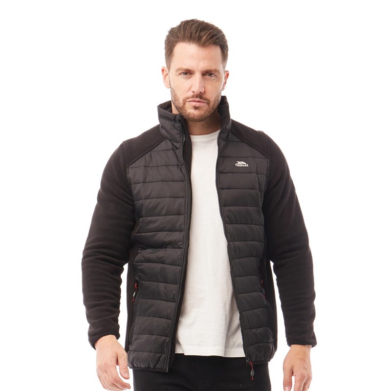 Mens Saunter Hybrid Padded Jacket Black