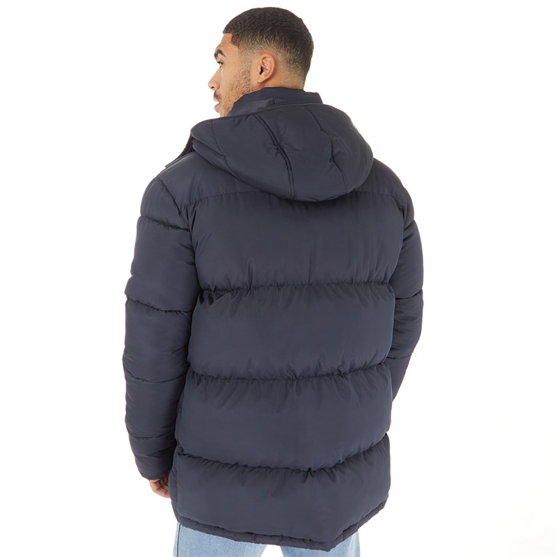 Mens Zip Puffer Jacket Marine 2 Mens Zip Puffer Jacket Marine
