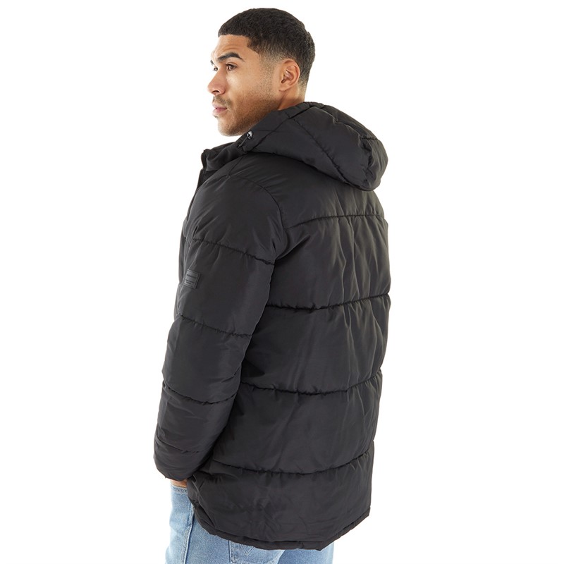 Mens Weng Heavy Long Puffer Jacket Black 2 Mens Weng Heavy Long Puffer Jacket Black