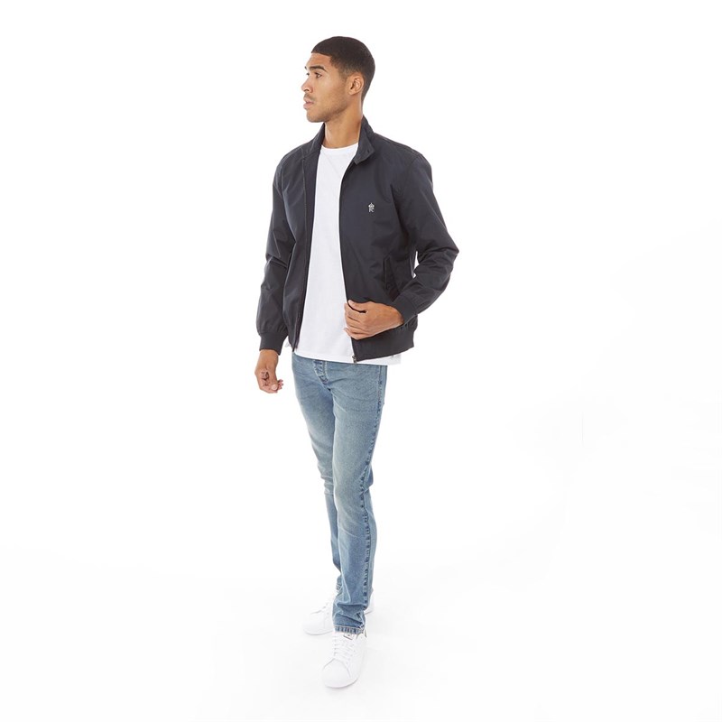 Mens Harrington Jacket Marine 3 Mens Harrington Jacket Marine