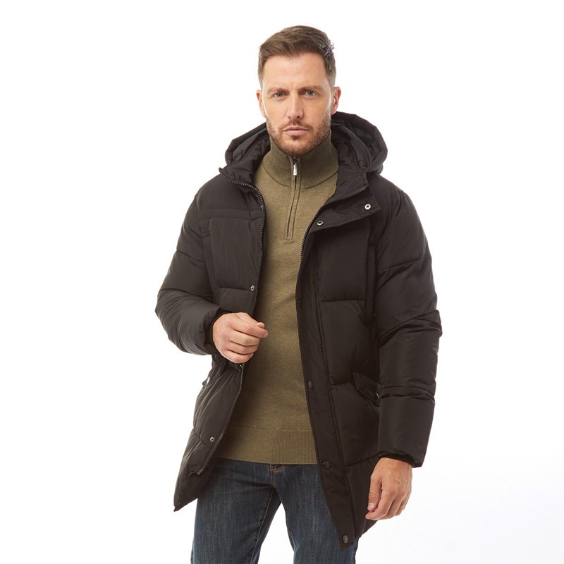 Mens Premium Padded Puffer Jacket Black 1 Mens Premium Padded Puffer Jacket Black