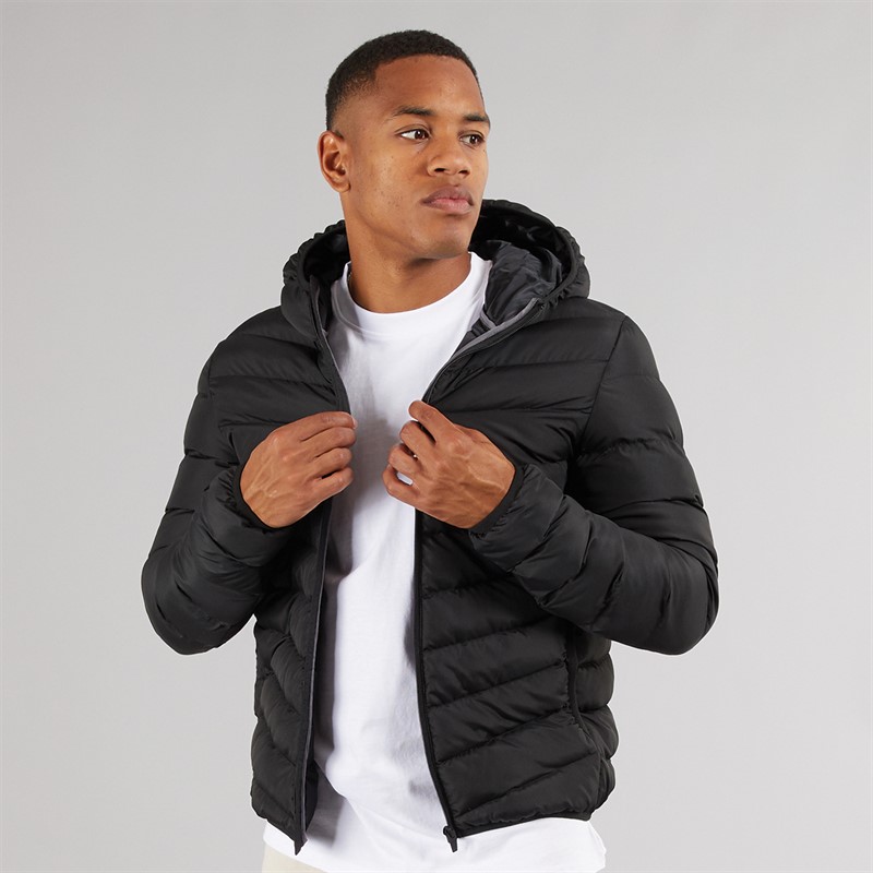 Mens Grantplain Padded Jacket Black 1 Mens Grantplain Padded Jacket Black