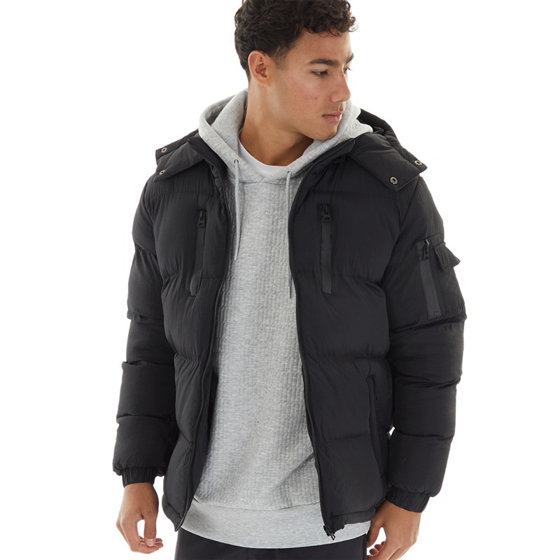 Mens Brockhall Puffer Jacket Black