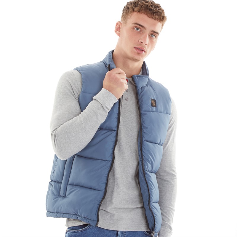 Mens Ataka Gilet Slate Grey