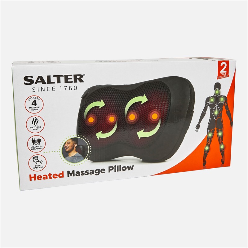 Neck And Back Shiatsu Massager Black