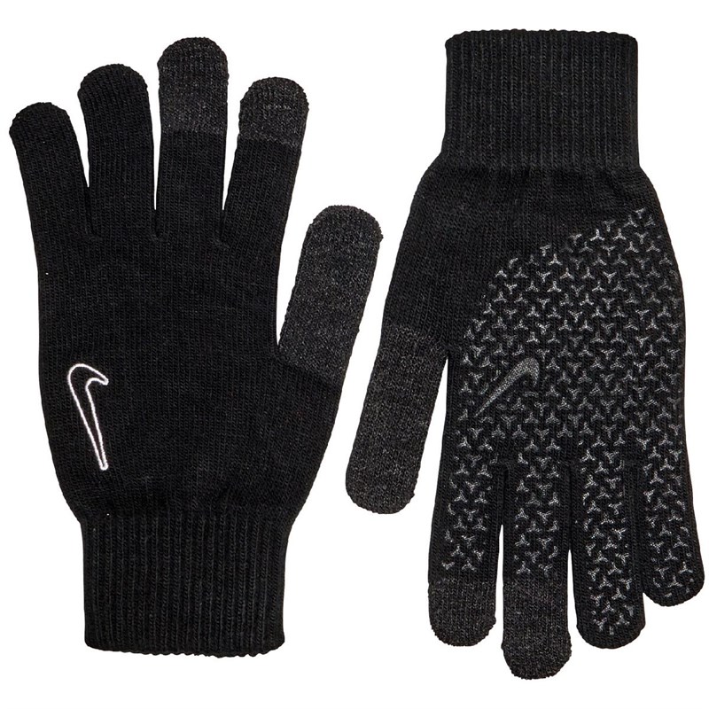 Knitted Tech And Grips Gloves 2.0 Black/Black/White