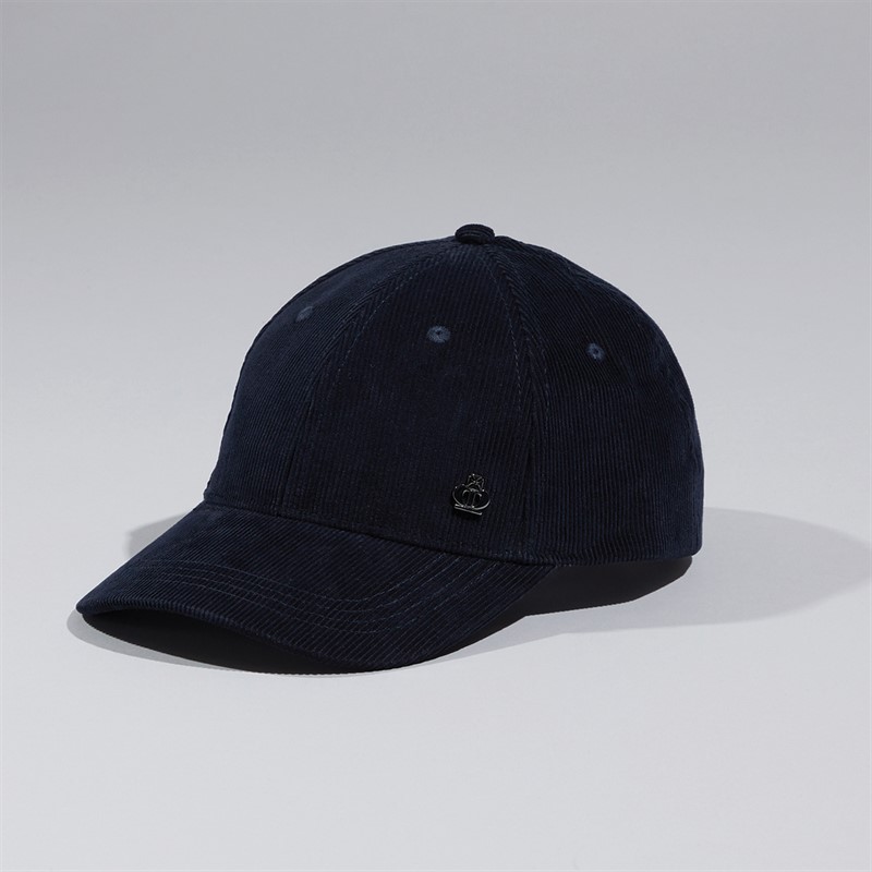 Mens Walton Cord Cap Dark Navy