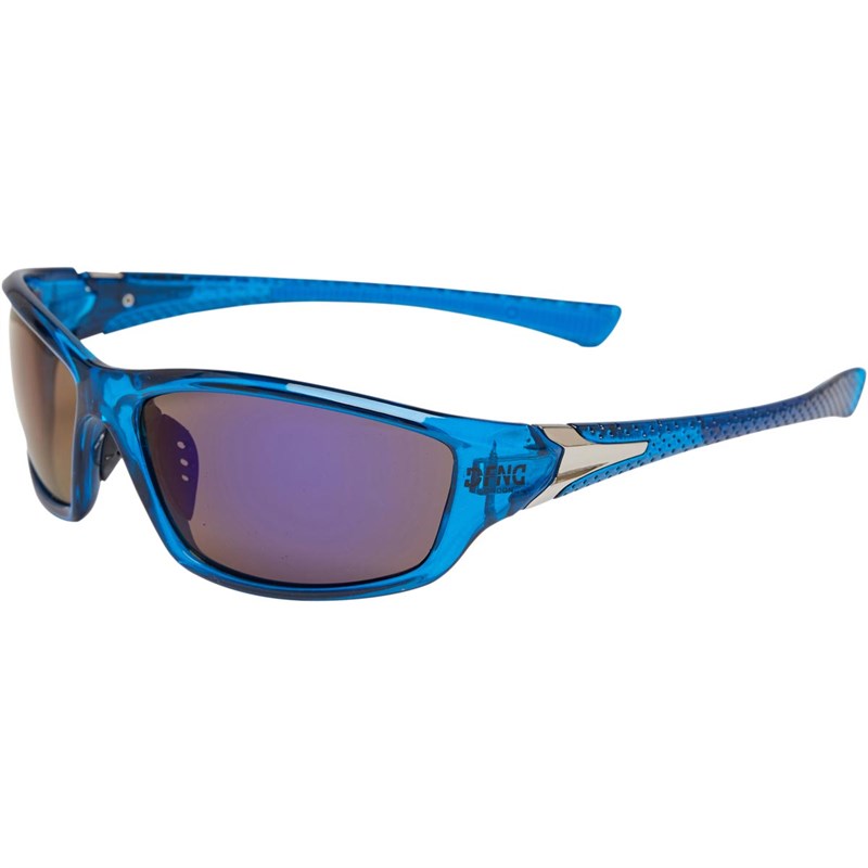 Mens Wrap Sunglasses Black Model