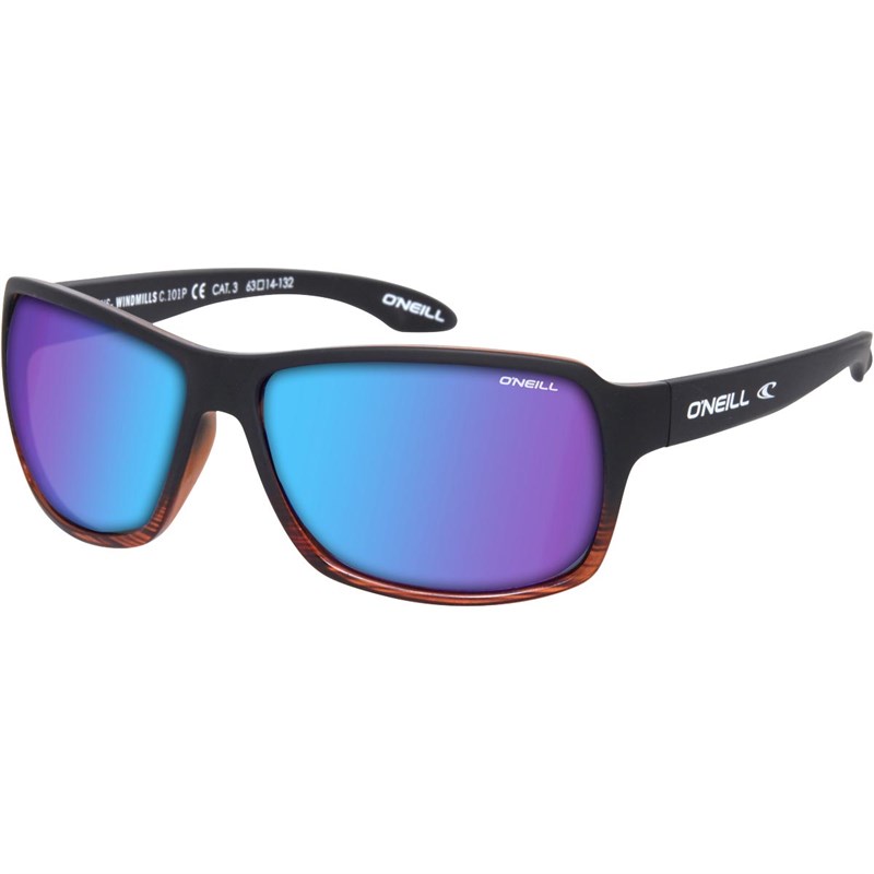 Mens Windmills Polarised Sunglasses Black