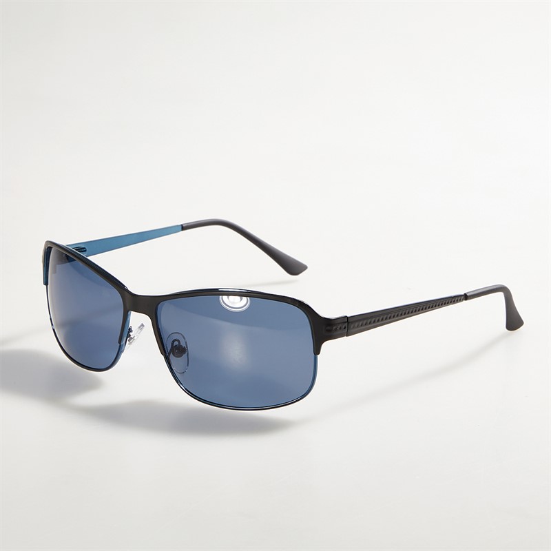 Mens Sunglasses Black/Metallica Blue