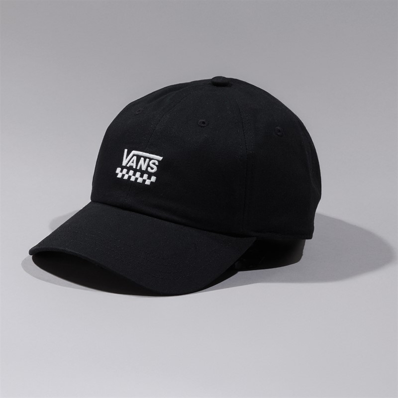 Court Side Curved Bill Cap Black