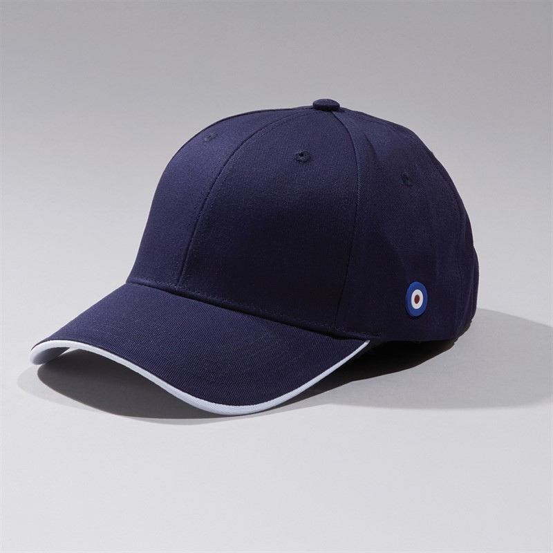 Mens Target Cap Navy/White