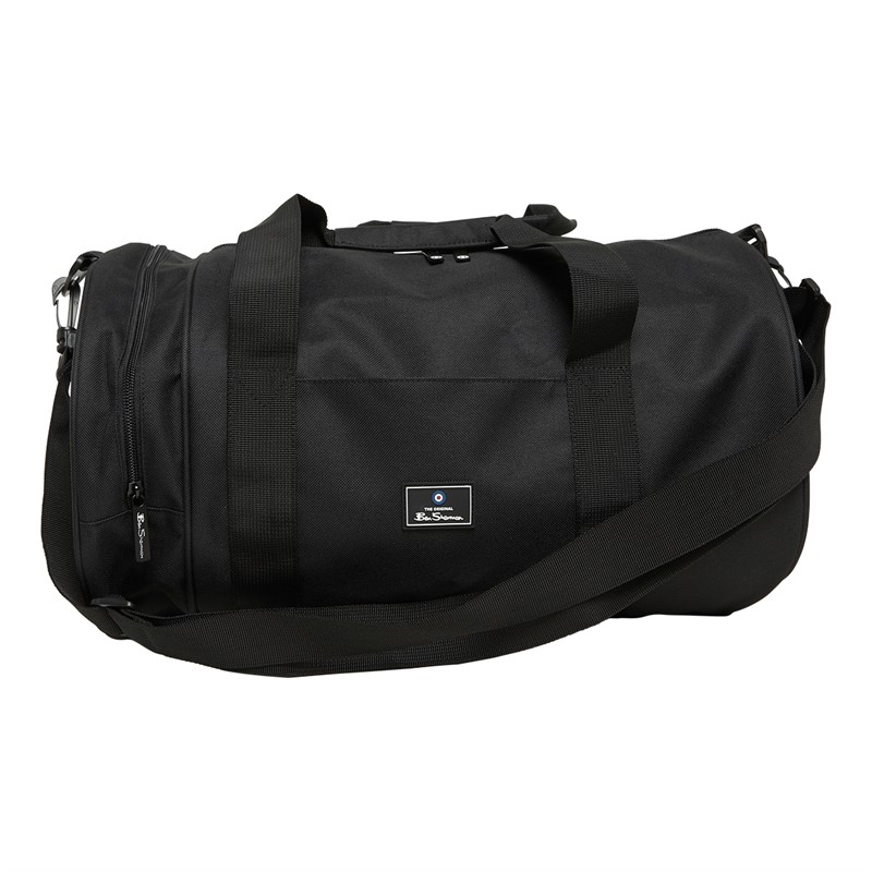 Mens Steiger Barrel Bag Black