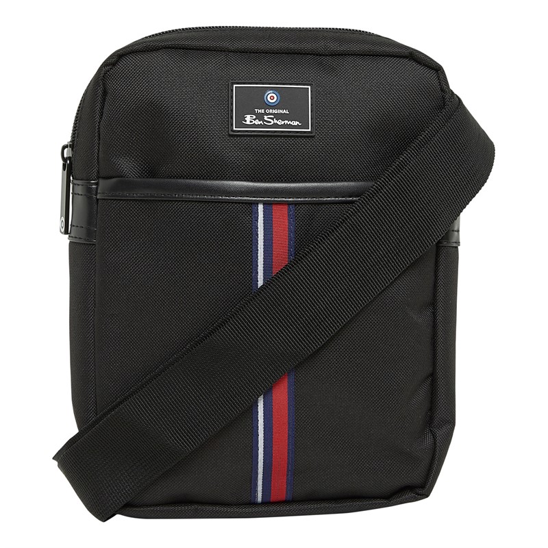 Mens Cohen Cross Body Bag Black