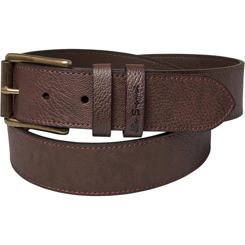Mens Classic Casual Belt Brown