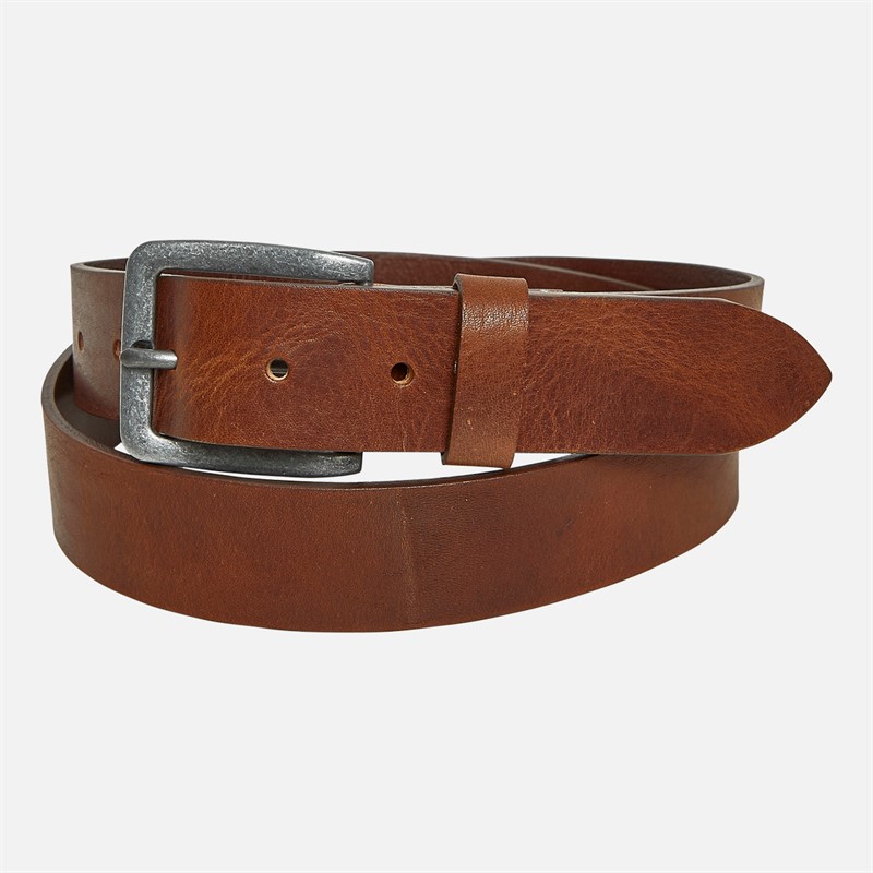 Mens Jacvictor Leather Belt Mocha Bisque
