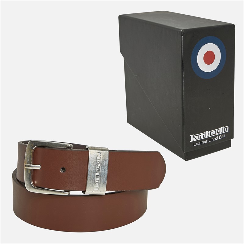 Mens Leather Belt Tan