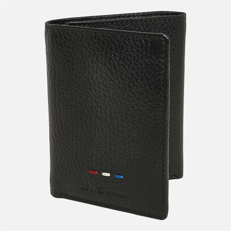 Mens Cresswell Leather Wallet Black