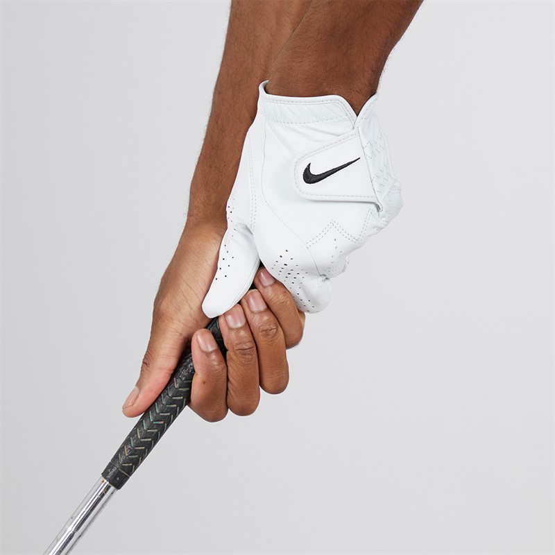 Mens Tour Classic IV Reg Left Hand Golf Glove Pearl White/Pearl White/Black