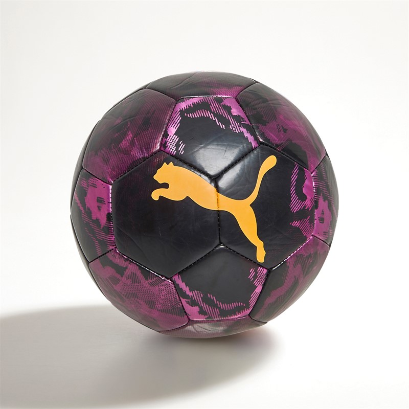 Cage Graphic Training Football Pue Magenta/ Black/Heat Fire