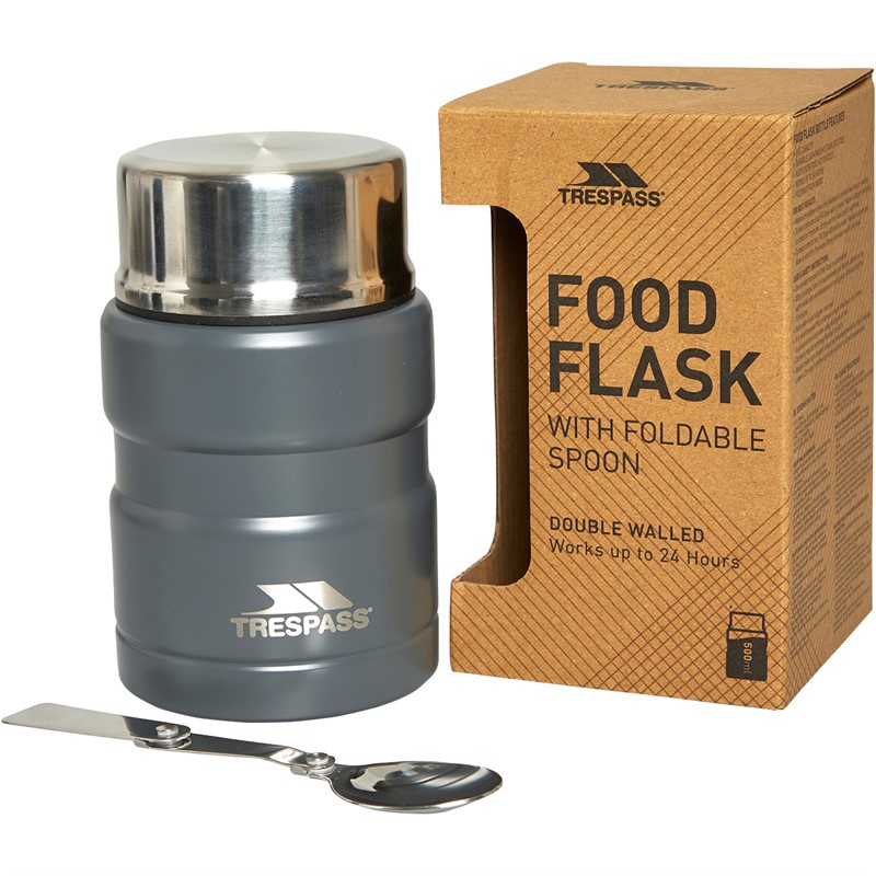 Scran 500ml Thermal Food Flask Grey
