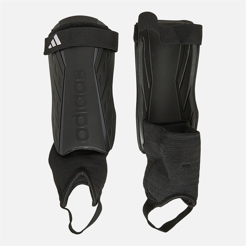 Mens Tiro Match Shin Guards Black/White/Iron Metallic