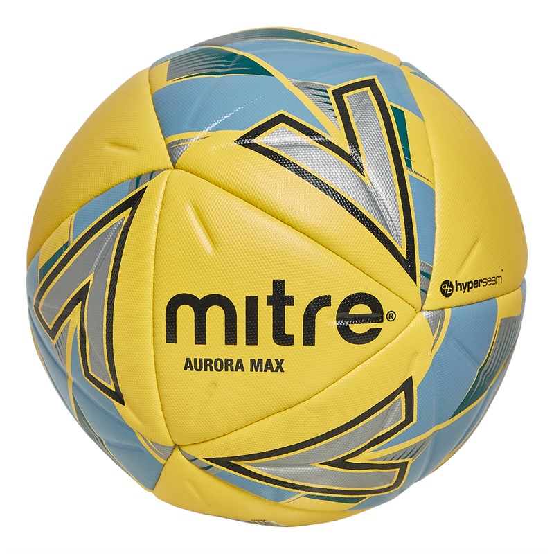 Aurora Max Professional Match Football Yellow/Blue/Green
