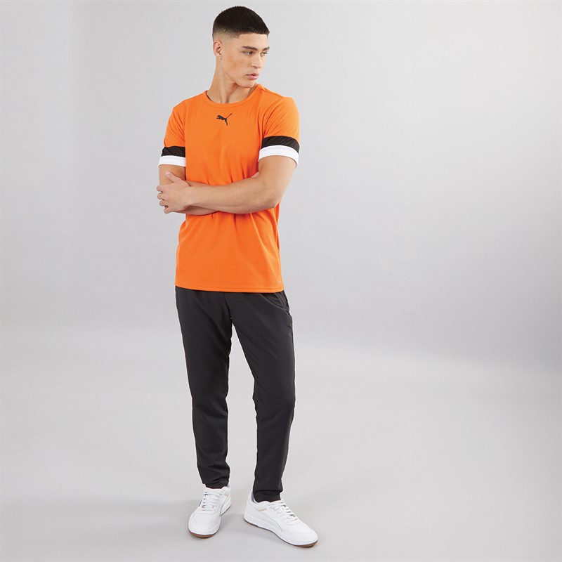 Mens TeamRISE Training Jersey Golden Poppy/ Black/ White 3 Mens TeamRISE Training Jersey Golden Poppy/ Black/ White