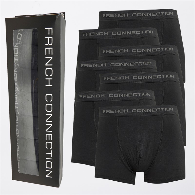 Mens FC Seven Pack Trunks FC1 Black