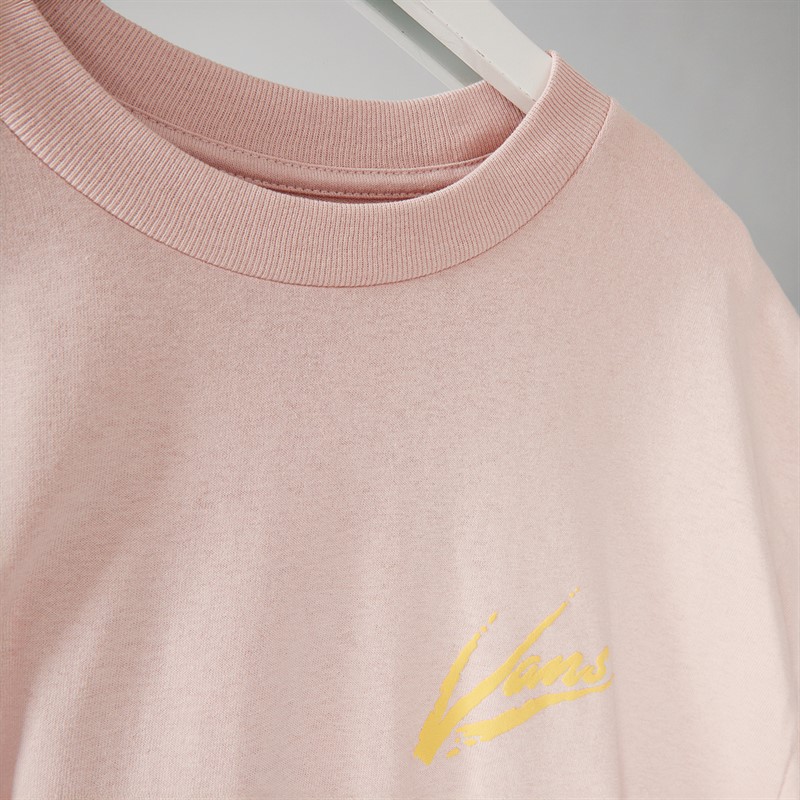 Mens Brush Script Loose Fit T-Shirt Sepia Rose 5 Mens Brush Script Loose Fit T-Shirt Sepia Rose