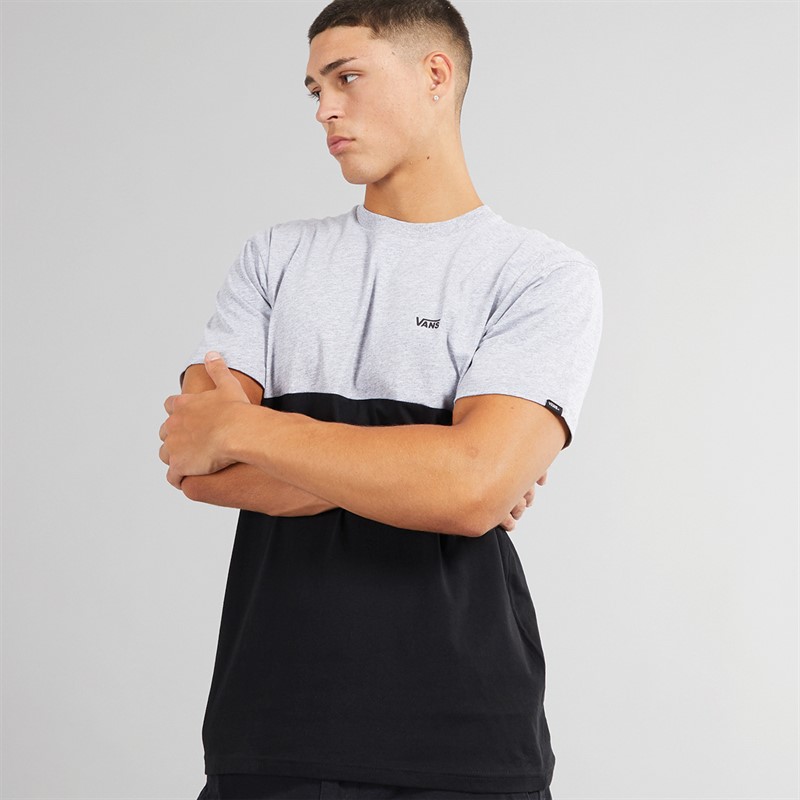 Mens Colorblock T-Shirt Athletic Heather/Black 1 Mens Colorblock T-Shirt Athletic Heather/Black