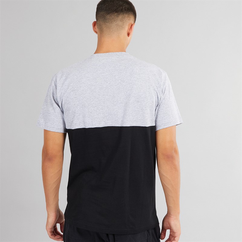 Mens Colorblock T-Shirt Athletic Heather/Black 2 Mens Colorblock T-Shirt Athletic Heather/Black