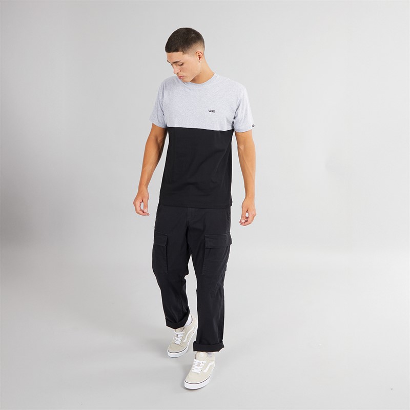 Mens Colorblock T-Shirt Athletic Heather/Black 4 Mens Colorblock T-Shirt Athletic Heather/Black