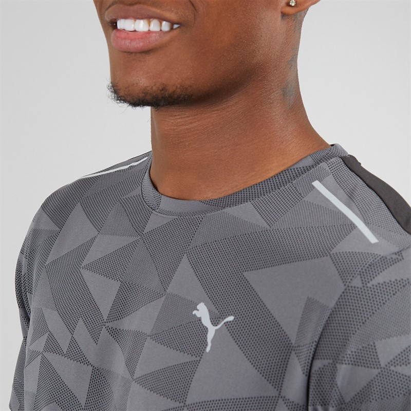 Mens Train All Day Geometric Speed Brights T-Shirt Cool Dark Grey 3 Mens Train All Day Geometric Speed Brights T-Shirt Cool Dark Grey