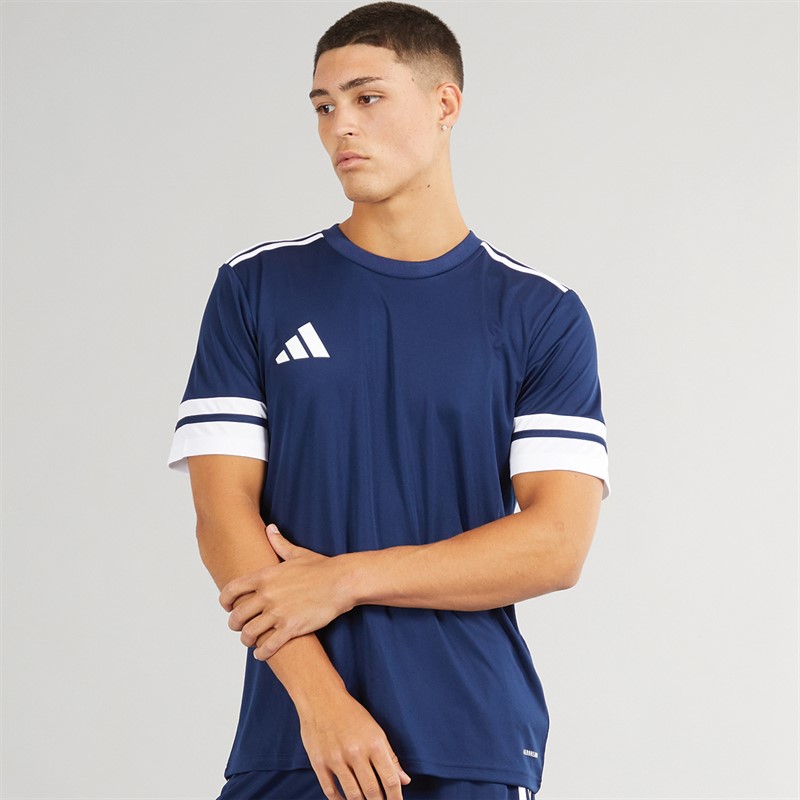 Mens Squadra 25 Training T-Shirt Team Navy Blue/White 1 Mens Squadra 25 Training T-Shirt Team Navy Blue/White