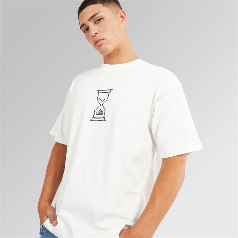 Mens Skate Timez Up T-Shirt Marshmallow 1 Mens Skate Timez Up T-Shirt Marshmallow