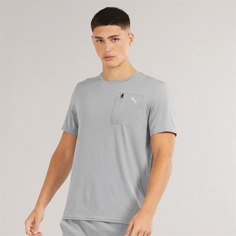 Mens Flex Tech Cargo T-Shirt Stormy Slate