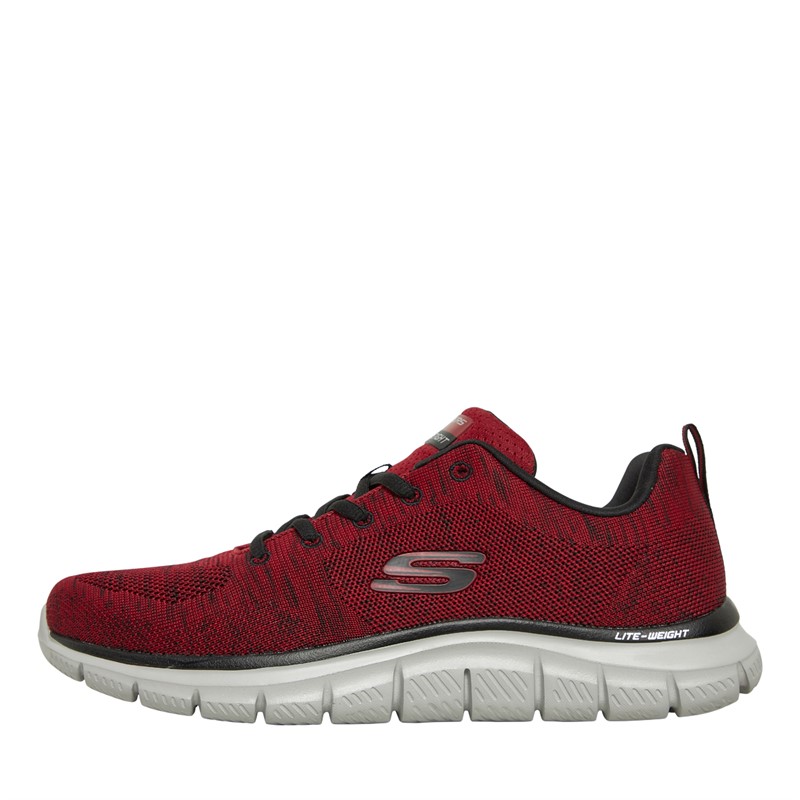 Mens Track Front Runner Trainers Red/Black